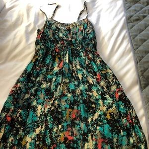 Abstract colored dress